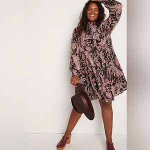 Anthropologie Cady Tiered Tunic Dress